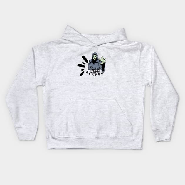 The Coffee Reaper Kids Hoodie by NICHE&NICHE